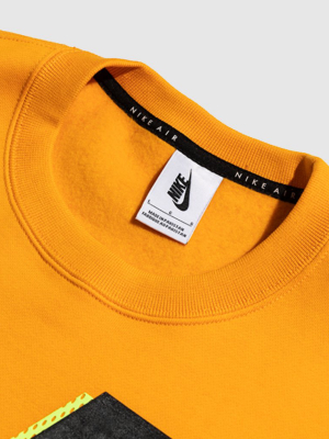 Kim Jones Fleece Crewneck In Orange