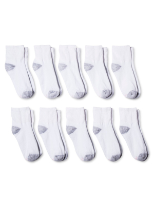 Hanes Women's Cushioned 10pk Ankle Socks 5-9