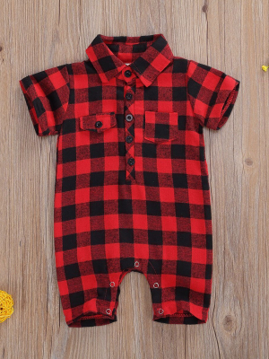 Sawyer Plaid Romper