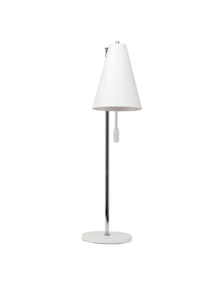 Tivat White Metal Table Lighting