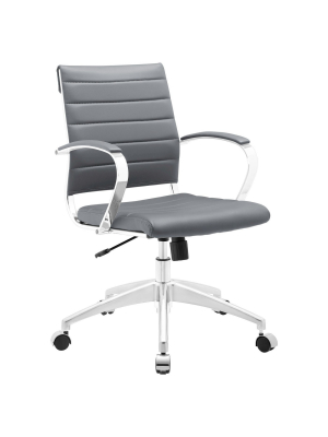 Office Chair Modway Anchor Gray