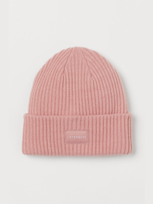 Rib-knit Hat