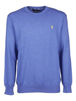 Polo Ralph Lauren Logo Embroidered Knitted Jumper