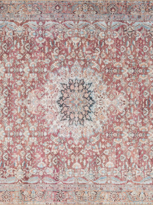 Tomato/ Teal Wynter Rug