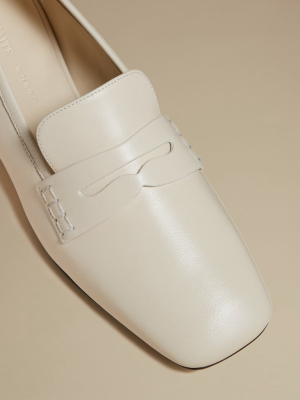 The Carlisle Loafer In Cream Leather