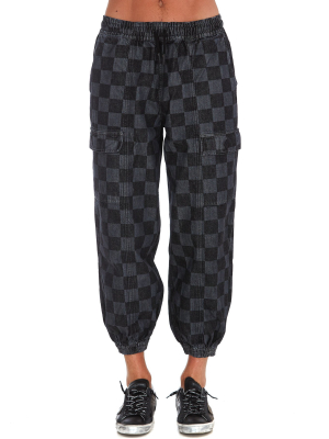 Marcelo Burlon County Of Milan Checkerboard Sweat Pants