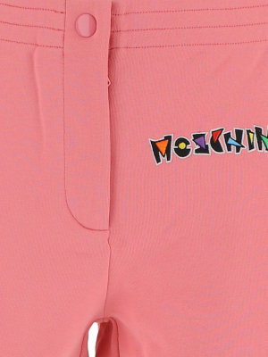 Moschino Logo Embroidered Shorts