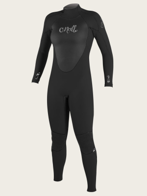 Women's Epic 3/2mm Back Zip Full Wetsuit