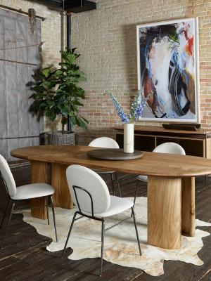 Lunas Oval Dining Table