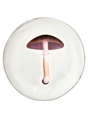 Mauve Champignon Comestible Dinner Plate