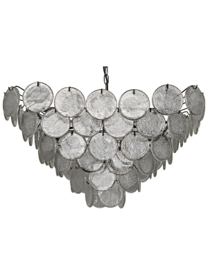 Noir Scala Silver Chandelier