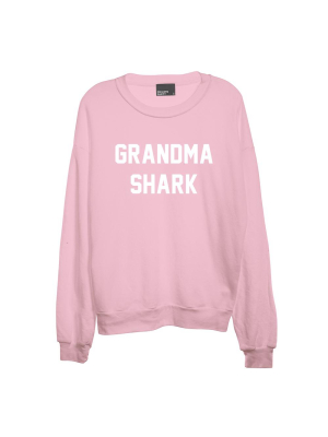 Grandma Shark [unisex Crewneck Sweatshirt]