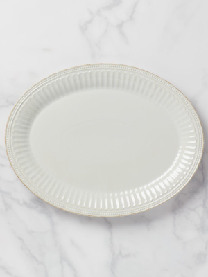 French Perle Groove ™ 16" Oval Platter