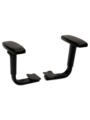 Hon Height-adjustable T-arms For Volt Series Task Chairs Black 5795t