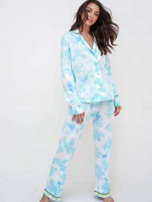 Tie Dye Pima Pj Top