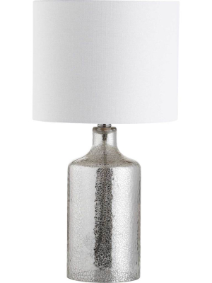 Dana Table Lamp Silver/ivory