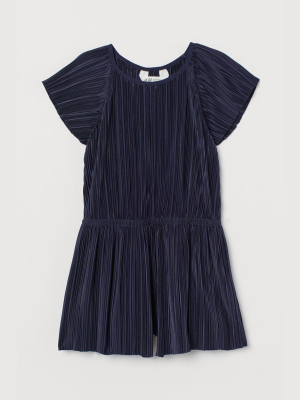 Pleated Romper