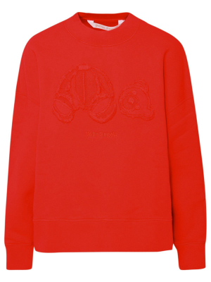 Palm Angels Bear Motif Crewneck Sweatshirt