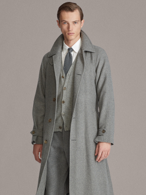 Merino Wool Birdseye Topcoat