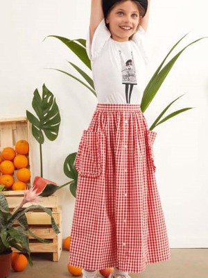 Eloise Checked Skirt