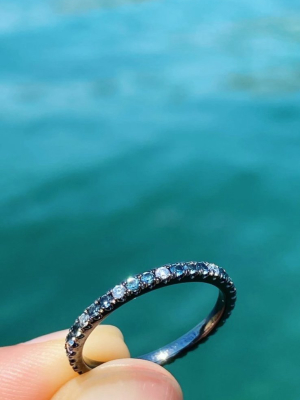 Aegean Blue Eternity Ring