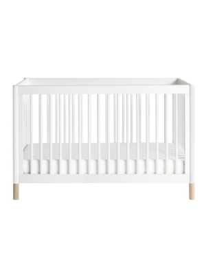 Gelato 4-in-1 Convertible Crib With Toddler Bed Conversion Kit - White