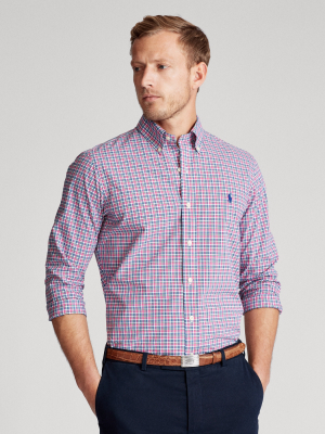 Plaid Poplin Shirt