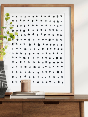 24" X 30" Dots Framed Under Glass With Mat - Project 62™