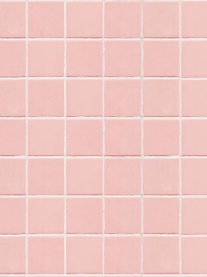 Pink Tiles Wallpaper From The Kemra Collection By Milton & King