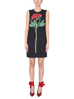 Boutique Moschino Floral Sleeveless Dress