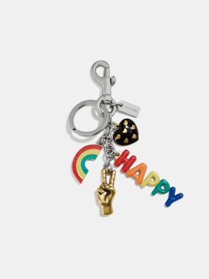 Rainbow Multi Bag Charm