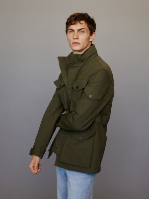 Water-repellent Sustainable Cotton Field Jacket