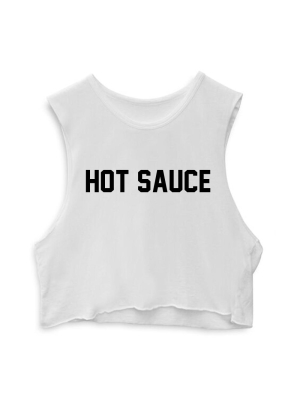Hot Sauce  [crop Muscle Tank]