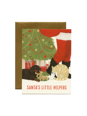 Santa's Little Helpers Card