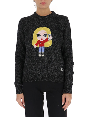 Chiara Ferragni Embroidered Knit Pullover