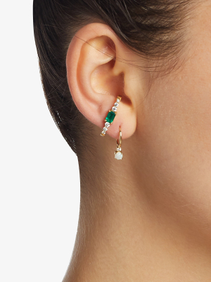 Emerald Ear Cuff