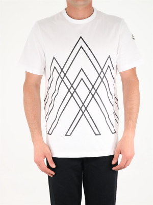 Moncler Graphic Print Crewneck T-shirt