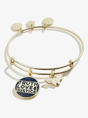 Wonder Woman™ 'truth, Love & Justice' Duo Charm Bangle