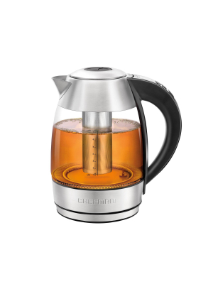 Chefman 1.7l Glass Electric Kettle - Silver