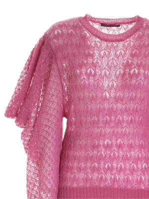 Alberta Ferretti Ruffled Sleeves Jumper