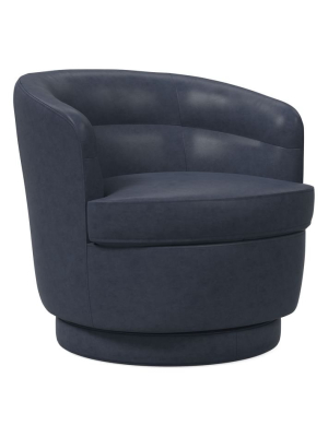 Viv Leather Swivel Chair