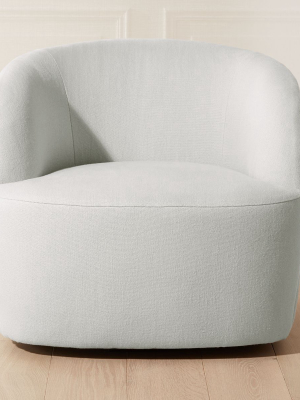 Gwyneth Grey Linen Chair