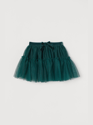 Glittery Tulle Skirt