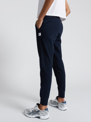 Reigning Champ Women's Lightweight Terry Slim Sweatpant, Navy