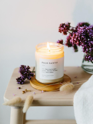 Palo Santo Minimalist Candle