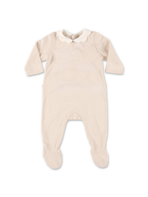 Chloé Kids Scalloped Collar Onesie