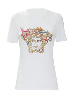 Versace Trésor Medusa Embroidered T-shirt