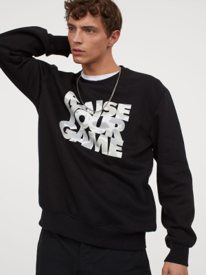 Graphic-detail Sweatshirt