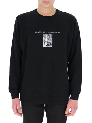 Givenchy Logo Print Crewneck Sweatshirt