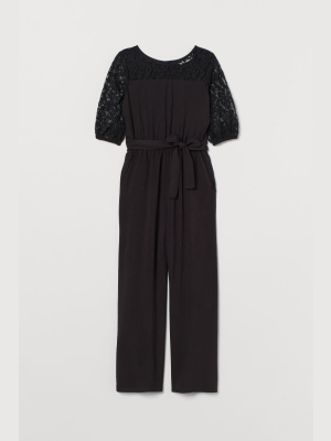 Lace-detail Jumpsuit